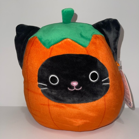 Squishmallows Calio the Pumpkin 8" and 3.5" Clip Halloween 2022 - Picture 5 of 13